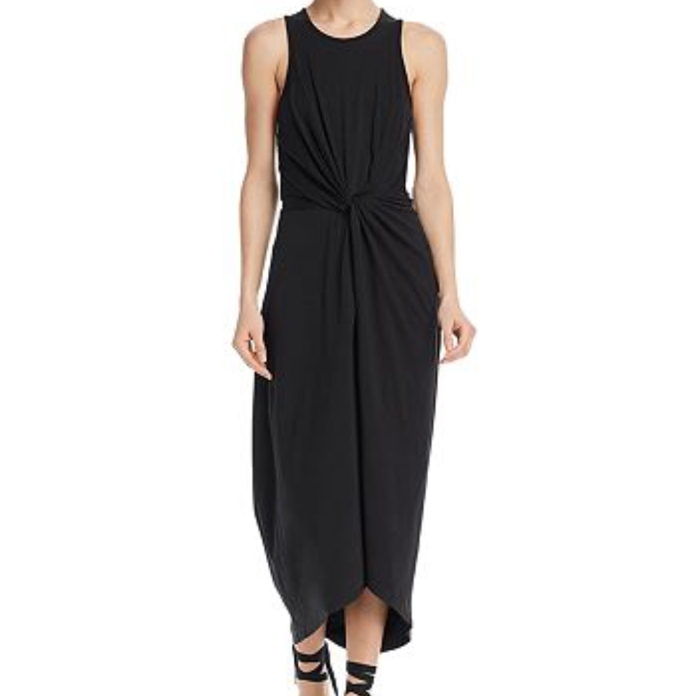 Joie Seamour Twist Front Midi Dress
